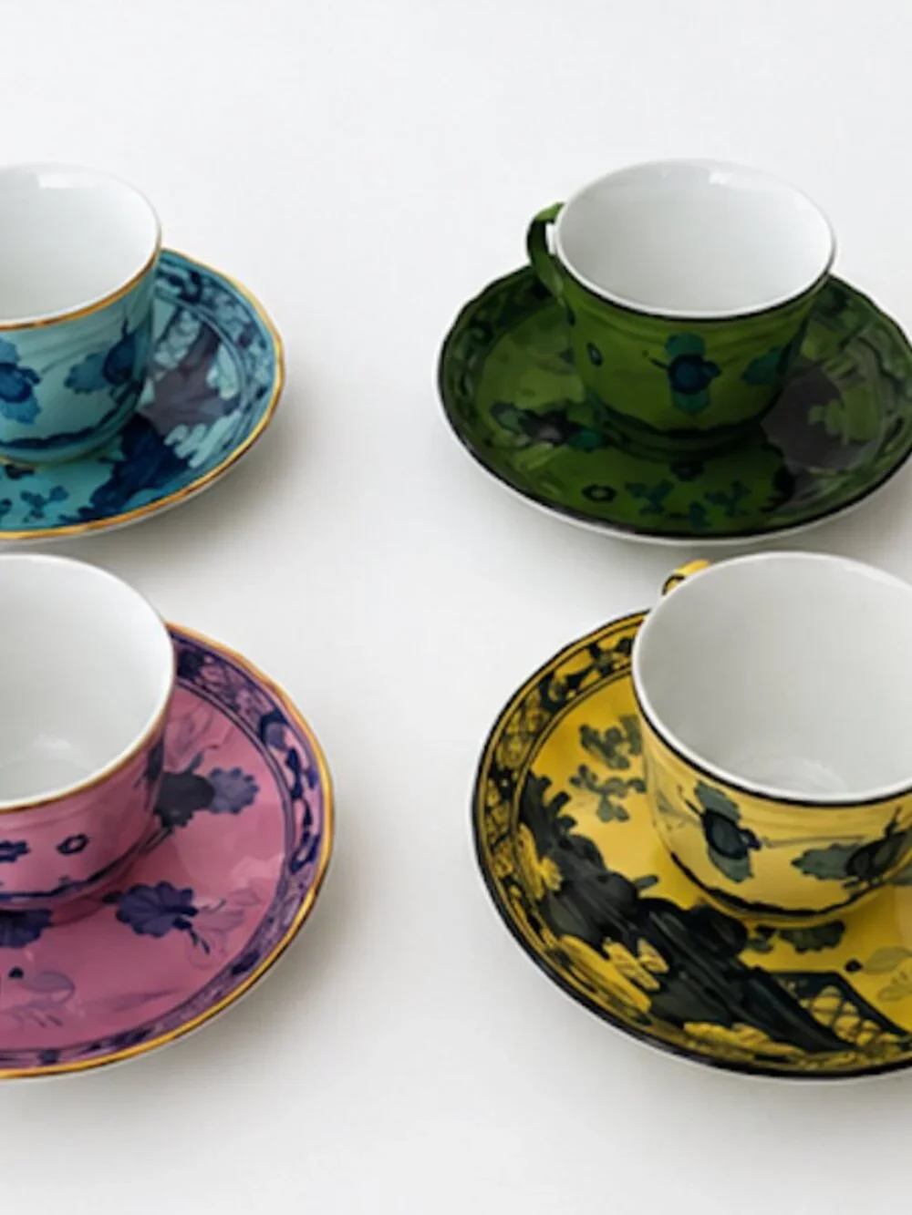 RIchard GInori Oriente Italiano Espresso set and SUgar Bowls- assorted colors